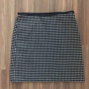 Max Studio Black and white miniskirt
